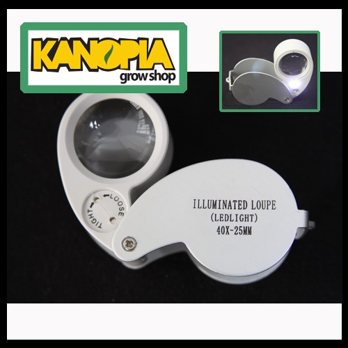 Lupa 40x con led 25MM
